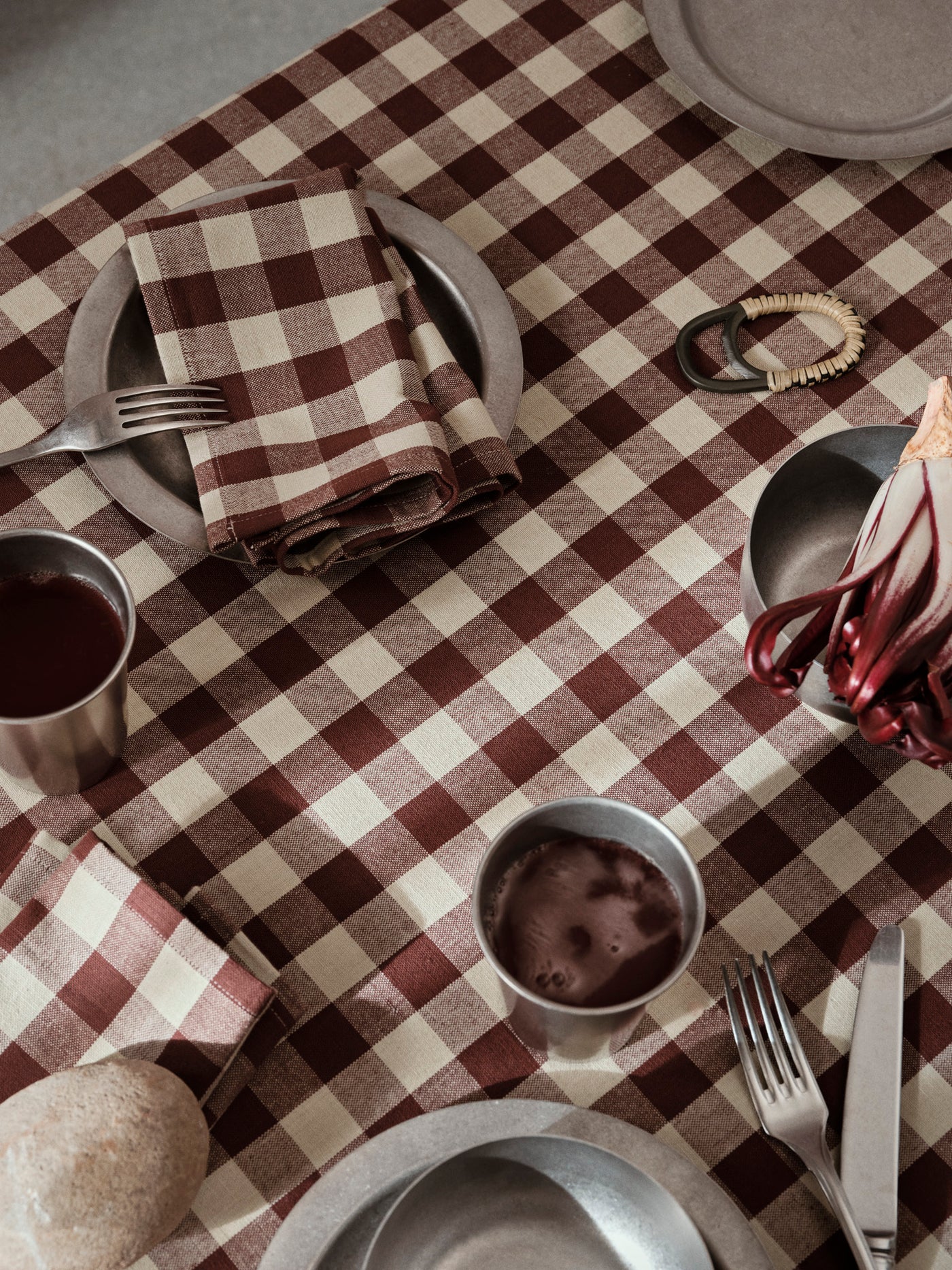 Tumbled Plate - Stainless Steel