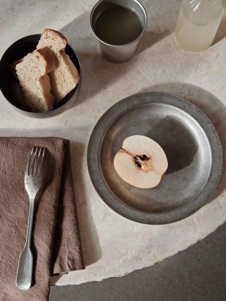 Tumbled Plate - Stainless Steel