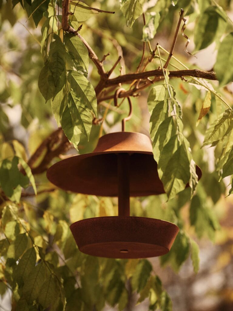 Cortivo Bird Feeder - Rust